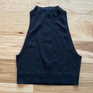Victoria’s Secret Sweater Mock Neck Crop Top | Medium